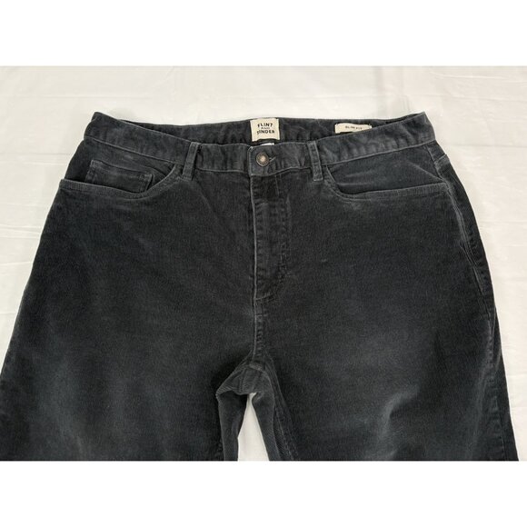 Flint and Tinder Huckberry 365 Corduroy Pants Men’s 34x31 Grey 5 Pocket Stretch - Picture 2 of 10